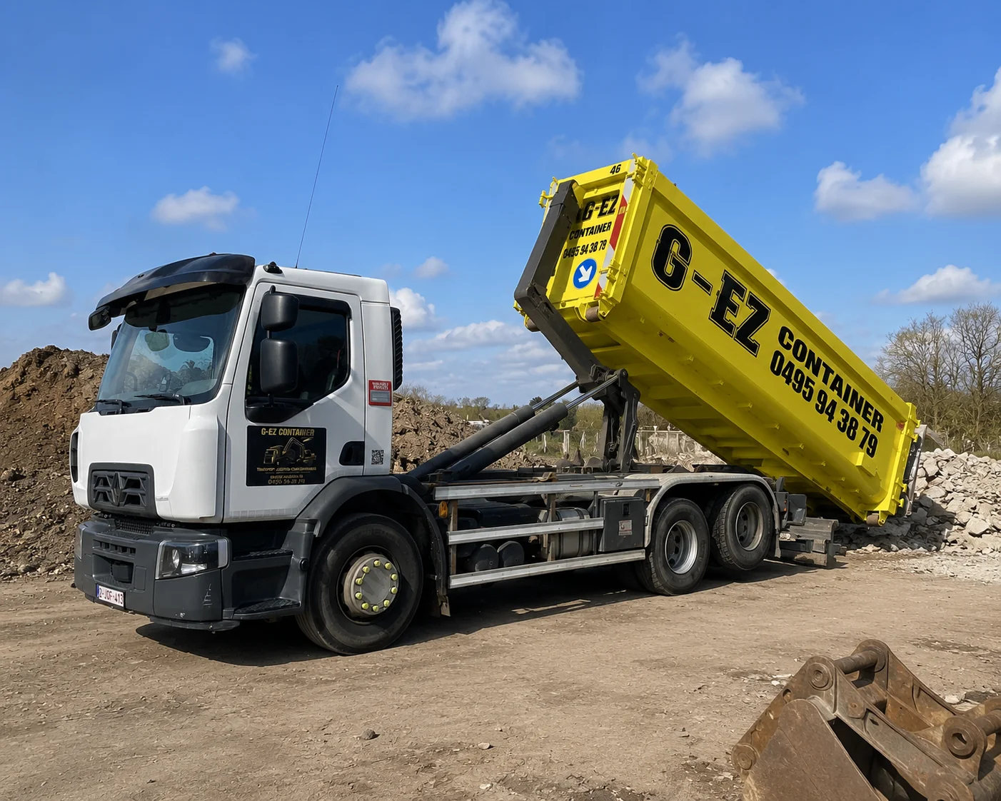 Camion G-EZ en intervention